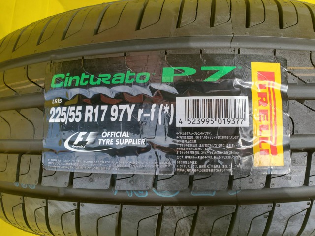 ピレリ　チントゥラートP7　ランフラット　BMW承認　225/55R17　新品１本現品限りの画像2