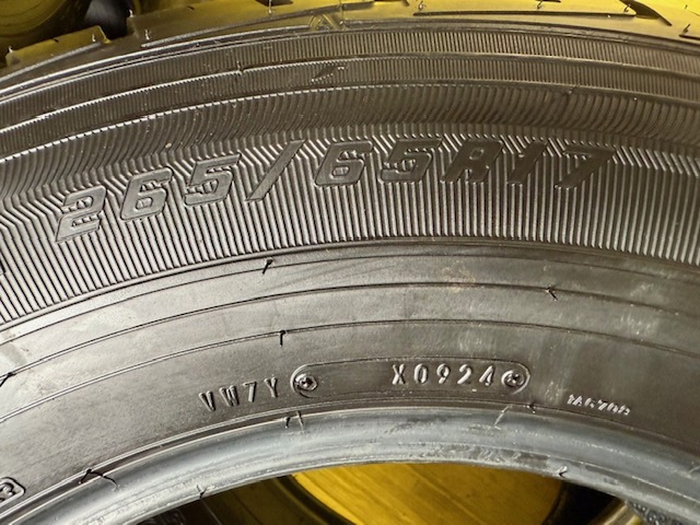 グッドイヤー エフィシエントグリップSUV HO01　265/65R17 2024年製 中古4本　（厚木店）の画像5