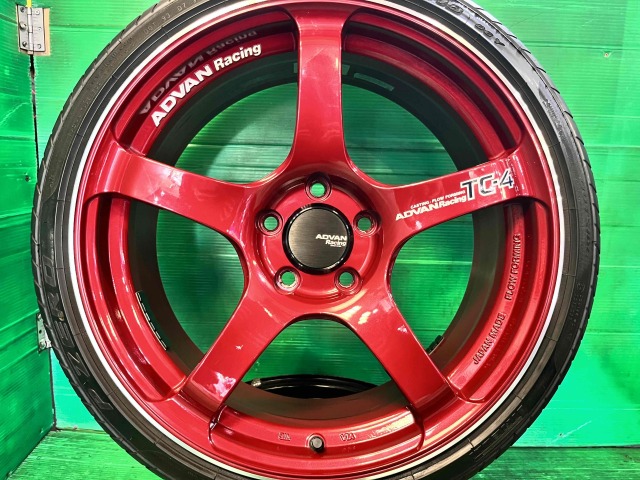ADVAN TC-4F 中古アルミ4本セット ADVAN 【ホイール単品4本セット】 YOKOHAMA ヨコハマ アドバン