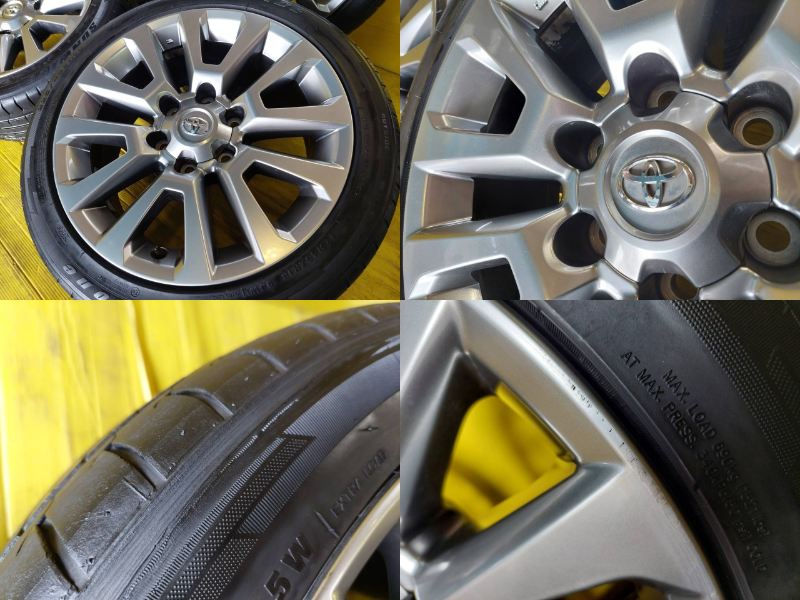 トヨタ　プラド  150系中期　gフロンティア専用アルミ　純正　18インチ ランドクルーザー TOYOTA トヨタ 150 ランクルプラド Gフロンティア